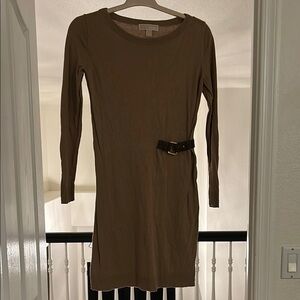 Michael Kors Tan Sweater Dress